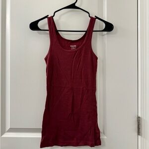 Mossimo Supply Co. Burgundy Tank Top